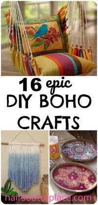 16 DIY Easy Boho Crafts for Your Boho Chic Room - Hairs Out of Place