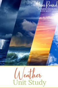 This Weather Unit Study is a great resource for your elementary students to study and learn about the weather through research and activities. #WeatherUnitStudy #WeatherStudy #Weather #Homeschool #Homeschooling #YearRoundHomeschooling #Printable