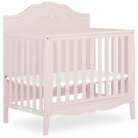 Designed to evolve as your sweet little one blossoms and grows, the Sweetpea Baby Rose 4-in-1 Convertible Mini Crib is the perfect, compact addition to any nursery. The compact Rose Convertible Mini Crib easily converts to a daybed & twin-size bed (conversion kit sold separately). This mini crib is made of New Zealand Pinewood and has wooden slats for reinforced stability. The Rose Mini Crib is JPMA certified and completed with a non-toxic finish. Safety note: maximum weight capacity of the crib