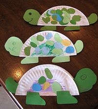 Paper plate turtle :)