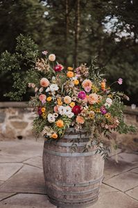 Bright pastels and wildflowers come together in perfect harmony at the Inn at Grace Winery wedding. The wedding features breathtaking floral designs that encapsulate the essence of a romantic vineyard wedding. Get inspired for your big day with florals that are as vibrant and joyful as your love story!