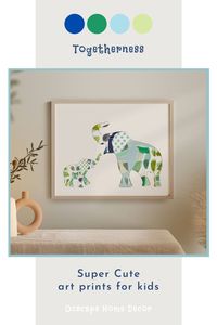 Bring joy and laughter into your heart with our little baby boys room accent wall ideas. Find super cute, modern watercolor animal art print sets, wallpaper ideas and other wall decor by Ozscape Designs. Unique, original artwork exclusive to OzscapeDesignsArt. Shop this green and blue jungle elephant print and it's animal friends Now: https://etsy.me/3AMl7MT #boynurseryart #boysroomart #toddlerboys #animalwalldecor #kidswalldecor #littleboysroom #boysart #boynursery