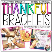 A fun reflective Thanksgiving activity your young students will love! Have you been searching for a unique Thanksgiving activity that is going to be fun for your kids to make? These November thankful bracelets crafts are just the thing you have been searching for! This Thanksgiving lesson has every...