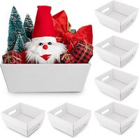 ad eBay - 20 Pcs 10 X 8" Baskets for Christmas Gifts Empty Kraft Cardboard Basket Bulk Mar - Buy Now, click the link (eBay)