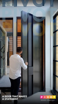 Imagine a door that appears to float in its frame. An entry door from Pivot Door Company does just that. Offering simplicity and robust quality construction. Worldwide application. Built for hot and cold climates.