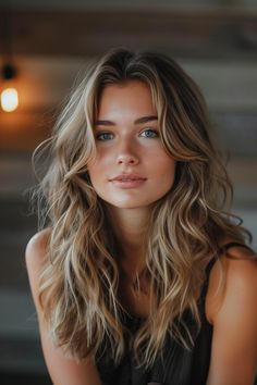 Bronde Balayage Blue Eyes, Sunkissed Bronde Hair, Honey Bronde Haircolor, Cali Blonde, Dishwater Blonde Hair, Healthy Hair Color, Warm Bronde Balayage, Lala Hair, Fall Bronde Balayage