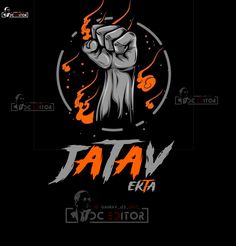 a black background with an orange and red design on it that says tav eva