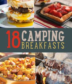 18 Mouthwatering Breakfast Recipes to Try On Your Next Camping Trip | #diyready diyready.com Camping Brunch Ideas, Camping Breakfasts, Camp Breakfast, Filling Breakfast Recipes, Hearty Breakfast Recipes, Campfire Meals, Campfire Breakfast, Camping Illustration, Recipes Brunch