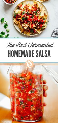 the best fermented homemade salsa in a jar