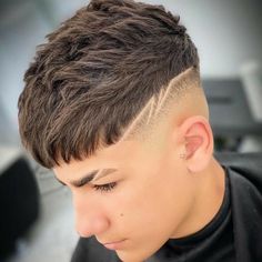 Mid Fade Haircut With Design, Mid Fade Designs Men, Hair Cut Designs For Boy, Mid Fade Designs, Fade Haircut With Design, Mens Hair Designs, Haircut Designs For Men Lines, Boys Hair Designs Lines