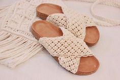 Elevate your footwear collection with our Handmade Women Genuine Cowhide Leather Cotton Sandal, an exquisite blend of comfort, style, and sustainability. These sandals feature a beautifully woven pure cotton cord strap, offering both a unique aesthetic and a comfortable fit. Perfect as a thoughtful gift for women, each pair is meticulously crafted by skilled craftsmen, ensuring top-notch quality and a distinctive design. ★ Handcrafted Excellence: Made with care and precision by skilled craftsmen Bohemian Cream Open Toe Sandals, Handmade Closed Toe Comfortable Sandals, Handmade Comfortable Closed Toe Sandals, Comfortable Handmade Closed Toe Sandals, Casual Open Toe Sandals As Gift, Casual Open Toe Sandals For Gift, Handmade Beige Sandals With Round Toe, Beige Handmade Sandals With Round Toe, White Sandals As Spring Gift