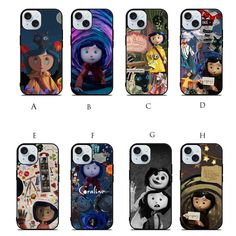 cartoon character phone cases for iphones and samsung phones