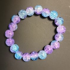 Gorgeous! Casual Purple Stretch Bracelet For Beach, Adjustable Purple Round Stretch Bracelet, Homemade Jewelry Bracelets, Hexagon Bangle, Make Clay Beads, Harley Davidson Jewelry, Charm Bracelet Watch, Girly Bracelets, 2024 Wishlist