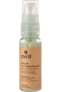 Envie d’un teint hâlé toute l’année ? Le sérum autobronzant certifié bio Avril, enrichi en hydrolat de carotte bio et au DHA, vous procure un hâle naturel , progressif et durable. Shopping List, Serum, Makeup, Make Up