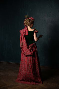 Vintage Red Victorian Dress With Historical Design, Red Victorian Dress With Historical Design, Red Vintage Victorian Dress For Fancy Dress, Victorian Gown For Costume Party, Victorian Ball Gown For Theater, Red Regency Style Victorian Costume Dress, Red Victorian Dress Costume, Red Victorian Dress For Costume, Red Victorian Dress For Wedding