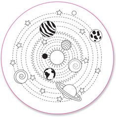 Space Embroidery Patterns Free, Planet Embroidery Pattern, Cool Embroidery Patterns, Embroidery Pattern Transfer, Celestial Embroidery Pattern, Printable Embroidery Patterns Free, Embroidery Template Modern, Modern Embroidery Patterns Free, Embroidery Planets