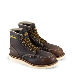 Thorogood 1957 Series 6 Waterproof Moc Safety Toe Thorogood Thorogood Boots, Work Uniform, Work Uniforms, Work Boots Men, Cycling Workout, Weekend Outfit, Athletic Fashion, Clothing Co, Modern Man