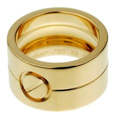 Cartier Love Wide Gold Band Ring Sz 5 0003045 Wide Gold Band, Couples Wedding Bands, Cartier Jewelry, Cartier Love, Gold Band Ring, Couple Wedding, Symbol Of Love, Inspired Jewelry, Love Ring