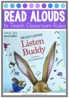 a book with the title read alouds to teach classroom rules