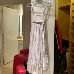 Perfect Condition 100% Cotton Dresses Spring, Bra Dress, Dress Cotton, Spring Dress, Spring Dresses, White Blue, Blue White, Color Blue, Blue And White