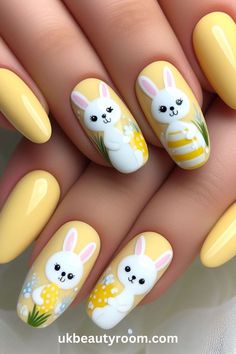 Step into the Easter vibe with these 21 fantastic nail designs! Whether it’s adorable bunnies or vibrant eggs, we’ve got you covered to make your nails pop! Spring, pretty pastel color, easy, natural, cute, simple, gel, acrylic, dip, for short nails, coffin, short, almond shape, long Easter Colors Nails, Easter Nail Designs 2024, Pastel Nail Art, Heart Nail Designs, Cute Spring Nails