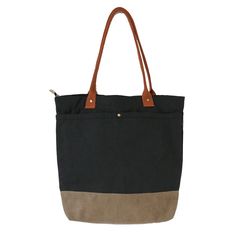 Overview： Design: Women Canvas Shopper Tote Bags Canvas Tote Shoulder Bag Handbag for MensIn Stock: Ready to Ship (2-4 days)Include: Only BagCustom: NoColor: Black&Khaki Leather: CanvasMeasures: 40cm x 39cm x 13cm Weight: 0.45kgSlots: 1 zipper slot, 1 phone slot, 1 wallet slot, Accessories(option): NoneStyle: Women Canvas Shopper Tote Bags Canvas Tote Shoulder Bag Handbag for MensVery durable (At least 5 Years) and it should last a life time Description: Upgrade your everyday must-haves with the enduring sophistication of our Black & Khaki Canvas Tote Bag. Designed with meticulous care, this adaptable piece effortlessly shifts from errands to the office to globetrotting, all with timeless grace. Sized at 40cm x 39cm x 13cm, this capacious tote offers generous space for your daily essential Large Capacity Black Canvas Shoulder Bag, Black Laptop Bag With Large Capacity For Daily Use, Black Canvas Bucket Bag With Double Handle, Black Canvas Bucket Bag With Removable Pouch, Black Canvas Tote Shoulder Bag, Black Tote Laptop Bag For Everyday Use, Black Travel Bag With Pockets For Daily Use, Black Tote Bag With Zipper Pocket, Black Canvas Bag With Leather Handles For On-the-go