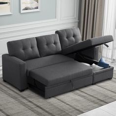 42015508135978 Comfortable Sleeper Sofa, Most Comfortable Sleeper Sofa, Comfy Sectional, Couch With Chaise, Corner Couch, Sectional Sofa With Chaise, Shaped Sofa, Storage Chaise, Pull Out Bed