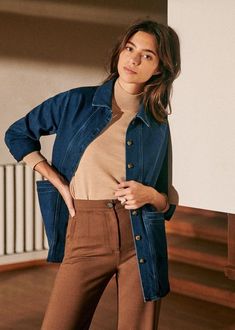 Sezane Will Jacket, Dark Autumn, Fashion Autumn, Style Aesthetic, Looks Style, Mode Inspiration, Winter Style, Outfits Casuales, Parisian Style