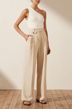 Basic One Shoulder Top | Ivory | Tops | Shona Joy – Shona Joy International 70s Glamour, Latest Dresses, Shona Joy, One Shoulder Top, Ivory Tops, Designer Tops, Casual Chic Outfit, Tops Online, One Shoulder Tops