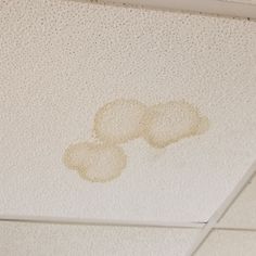 the ceiling is dirty and needs to be cleaned