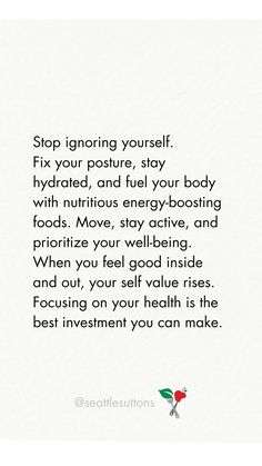 Prioritizing your body with good nutrition means you're putting yourself first, and that simple shift in mindset can naturally boost your overall wellness.