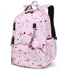 Origin: CN(Origin)Main Material: PolyesterClosure Type: zipperType: BackpackItem Weight: 0.65kgMaterial Composition: PolyesterItem Height: 45cmPattern Type: FloralModel Number: rucksack girlsGender: GirlsItem Width: 16cmItem Length: 31cmName 1: school bags schoolbag kids bag boys girlsName 2: mochila infantil mochila escolar mujerGender: school bags for teenager girls boy children backpacksLarge capacity: stationery Novelty Stickers Pen NotebookClass: Backpack For class 1 class 2 class 3 class 4 School Book Bags, High School Backpack, School Bookbags, Kids School Backpack, Bag Names, Kids' Bag, Backpack Material, School Bags For Girls, Shoulder Backpack