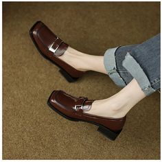 #chikoshoes #autumn Shop shoe name: CHIKO Luzmaria Loafers Shoes Shop Shoe, Jenna Fischer, Shoes Names, Block Heel Loafers, Tan Shoes, Loafers Shoes, Ladies Shoes, Leather Shoes Woman, Shoes Woman