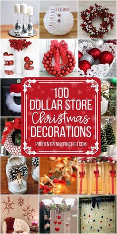 the top ten dollar store christmas decorations