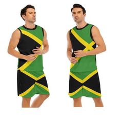 Sleeveless jersey suit, perfect match on the court, the fabric is light, breathable and comfortable ● Fabric: 100% polyester ● Loose fit ● Sleeveless, waist elastic band ● Fabric weight: 145g/m² ● Stitch Color: black or white, automatically matched based on patterns. ● Average  Production  Time: 2-4 business days ● Care Instruction: machine washes cold with similar colors, do not bleach, tumble dry low, do not iron, do not dry clean. Summer Sports Sets With Moisture-wicking, Sporty Black Sleeveless Sets, Black Sleeveless Sporty Sets, Sporty Sleeveless Sports Sets, White Sleeveless Sports Set, Sleeveless Basketball Top In Athleisure Style, Green Sleeveless Activewear For Beach, Sleeveless Sports Sets For Summer, Green Sleeveless Activewear For Summer