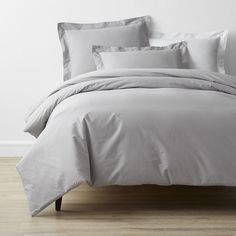 Percale Duvet Cover, Twin Xl Comforter, Gray Duvet Cover, Top Of Bed, Organic Cotton Bedding, Organic Bedding, Full Duvet Cover, Twin Comforter, Percale Sheets