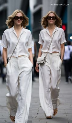 39 Linen Pants Outfit Ideas For Women | Mummy Time Linen Pants Women Outfit, Linen Coordinates Outfit, Linen Beach Outfits, Linen Shirt And Pants, Pants Outfit Ideas For Women, Linen Pants Outfit Ideas, White Linen Pants Outfit, Monkey Jacket, Linen Pants Style