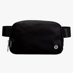 Lululemon Black Everywhere Belt Bag New 1l Lululemon Bags, Lululemon Everywhere Belt Bag, Everywhere Belt Bag, Festival Bag, Black Bag, White Bag, Black Belt, Bag Straps, Belts For Women