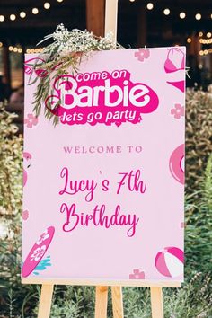 Barbie Dream House Birthday Party, Barbie 1st Birthday Party Ideas, Barbie Diy Party Decorations, Barbie 6th Birthday Party, Barbie Bingo, Barbie Birthday Ideas, Barbie Party Ideas, Barbie Birthday Party Ideas, Barbie Bday