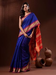 Product Details : Saree Type : Silk Cotton saree with blouse piece. Blouse Piece : Yes (Un-Stitched) Saree Length : 6.5 Meters Blouse Piece Length : 80 cm Saree Weight : 0.6 kg Saree Fabric : Cotton silk saree Color : As shown in the picture Work : weaving Pattern : designer Occasion: Party Wear, Formal Wear, Festival Wear , Marriage Function Wear, Casual Wear, Regular Use. Washing Instructions : Dry Clean Only Fall and Pico: On request Blouse Stitching : Available for an additional cost. (Please contact us for Blouse Stitching Work) Disclaimer : 1. The color of actual product may vary slightly from the images provided due to photographic lighting conditions and difference in screen resolutions. 2. There may be difference in measurement as these items are handmade. 3.Return or exchange: Pa Blue Cotton Silk Pre-draped Saree For Diwali, Blue Slub Silk Pre-draped Saree With Unstitched Blouse, Blue Slub Silk Pre-draped Saree With Self Design, Blue Slub Silk Blouse With Zari Weaving, Blue Anarkali Blouse In Slub Silk, Blue Slub Silk Saree For Festivals, Blue Cotton Silk Pre-draped Saree With Zari Weaving, Anarkali Blue Slub Silk Blouse Piece, Blue Slub Silk Saree In Traditional Drape