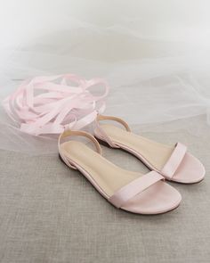 Classy satin flat sandals with ballerina lace up. Effortless yet adorable to wear on your favorite occasion. Can be pair with dress or casual look. Perfect for brides, bridesmaids, flower girls, holiday party, prom night, and any special occasions.DETAILS:UPPER: Synthetic upper and liningMATERIALS: Manmade outsoleHEEL HEIGHT: 0.4"ORIGIN: Imported Bridal Flat Sandals, Girls Holiday Party, Bridesmaid Sandals, Flat Sandals Wedding, Kids Heels, Purple Flats, Bridal Flats, Girls Flats, Girls Heels