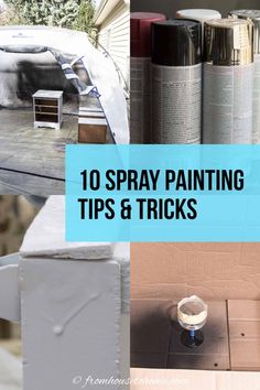 10 Spray Painting Tips and Tricks For Creating A Smooth Finish | DIY Tools and Tips