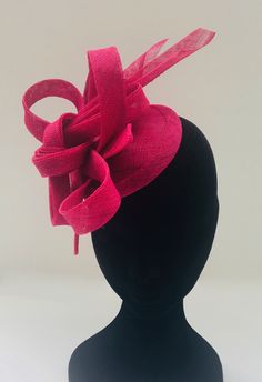 Have fun making your own stunning Royal Ascot compliant headpiece and learn some key millinery skills which you can use over to make more stunning creations. Suitable for the absolute beginner.   One box gives you the option of three styles. The first photograph shows style A, the second photograph style B and the remaining photographs show style C. Your kit contains  - hat base - sinamay material - elastic - matching thread - detailed, foolproof step by step instructions with photographs and il Adjustable Structured Crown Headpiece As Gift, Handmade Structured Crown Fascinator For Kentucky Derby, Handmade Fascinator For Kentucky Derby With Structured Crown, Handmade Kentucky Derby Fascinator With Structured Crown, Handmade Fascinator On Headband, Handmade Fascinator With Structured Crown, Handmade Fitted Fascinator With Structured Crown, Elegant Handmade Hat As A Gift, Elegant Handmade Hat For Gift