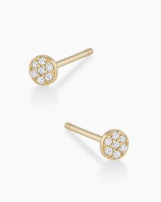 Description A vintage-inspired setting is an ideal way to highlight the natural brilliance of the diamonds on these studs. A stunning statement on its own or an equal match for the other earrings in your stack. Make it a single Product Details 0.07 total carat weight Fourteen 1 mm round GH SI1-SI3 diamonds Available in 14k solid gold and 14k white gold 4 mm diameter Post back Earrings Stacking, Orange Agate, 14k Gold Necklace, Mix Style, Gold Necklaces, Blue Lace Agate, Gold Studs, Gold Earrings Studs, White Topaz