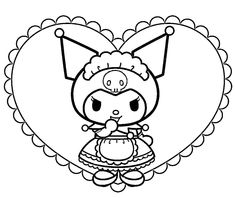 30 Sanrio Kuromi Printable Coloring Pages 2 Escape into a world of colors with these charming coloring pages from Coloring Joy. Download, print, and let your creativity shine Paw Patrol Christmas, Sports Coloring Pages, Cute Kuromi, Cartoon Coloring