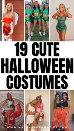 cute halloween costumes - college girls wearing cute halloween costumes with friends, couple, duo and alone. Halloween Costumes Solo Girl, Funny Women Costumes, Halloween Costumes For Brunettes, Halloween Block Party, Belle Halloween, Halloween Costumes Brunette, Basic Halloween Costumes