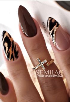 Nail Art Graphic, Safari Nails, Nailart Pink, Nails Designer, Leopard Print Nails, Her Nails, Leopard Nails, Nail Swag, Glam Nails