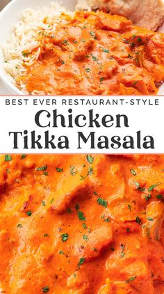 the best ever restaurant style chicken tikka masala