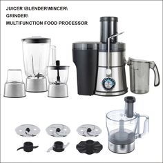 an image of a juicer blender and other appliances