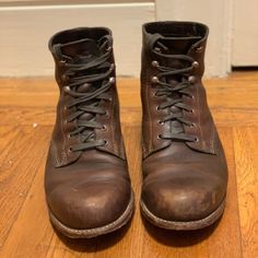 Men’s Original 100 Mile Boot In Brown Size 8.5 Moderate Wear And Good Condition. Moving Sale, Make Me An Offer! Classic Closed Toe Work Boots With Vibram Sole, Classic Vibram Sole Work Boots, Moving Sale, Make Me An Offer, Men's Shoes, Shoe Boots, Man Shop, The 100, Boots